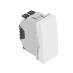 45010 SBM: Jednop�lov� sp�na�, rad.1, 1-modul, biela matn�