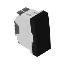 45010 SPM: Jednop�lov� sp�na�, rad.1, 1-modul, �ierna matn�