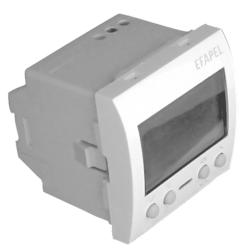 45041 SBR: Digit�lne sp�nacie hodiny (1-okruh), 2-moduly, biela