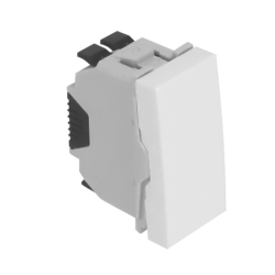 45161 SBR: Kol�skov� tla�idlo, 1 modul, biela