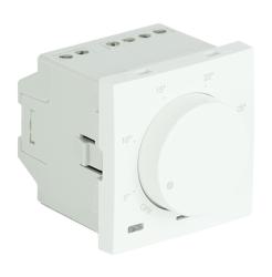 45234 SBR: Oto�n� termostat 2-modulov�, biela