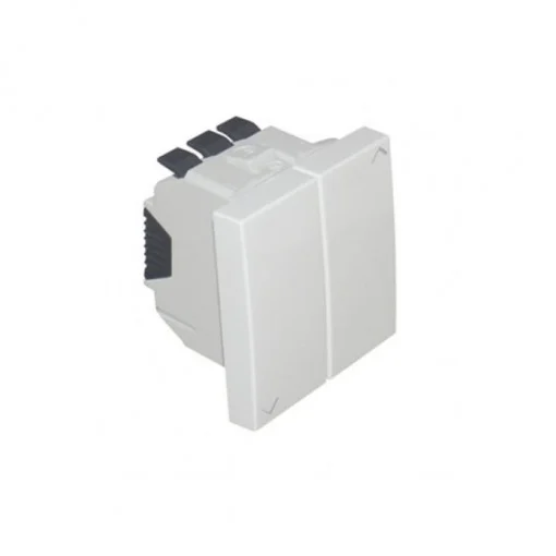 45281 SBR: �al�ziov� tla�idlov� ovl�da�, el. blok�cia, 2-moduly, biela
