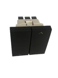 45281 SPM: �al�ziov� tla�idlov� ovl�da�, el. blok�cia, 2-moduly, �ierna matn�