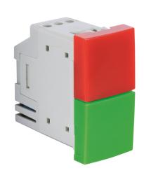 45363 S: Dvojit� LED kontrolka zelen�/�erven�, 1-modul
