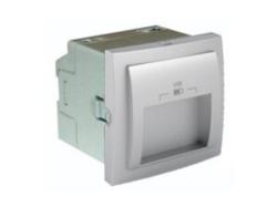 45384 SAL: Dvojit� USB z�suvka, typ A, 2-moduly, hlin�k