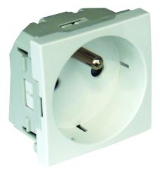 45476 SBR: Bezpe�nostn� uzem�ovacia z�suvka, biela
