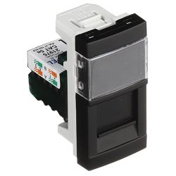 45975 SAL: Modul QUADRO 45 1xRJ45 Cat. 5e UTP, �ierna
