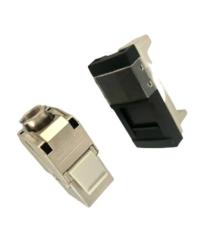 45988 SPM: Modul s 1 konektorom RJ CAT6. STP, �ierna matn�