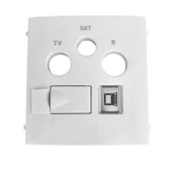50770 TBR: Kryt z�suvky R-TV-SAT RJ45