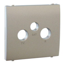 50775 TPR: Kryt z�suvky R-TV- RJ45, strieborn�