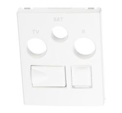 70770 TBR: Kryt z�suvky R-TV-SAT RJ45 opt.k, biela