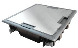 83008 CAI: Podlahov� box - 16 modulov s nerezov�m krytom, antracit/nerez