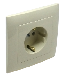 90135 CMF: Komplet z�suvka (Schuko), slon.kos�