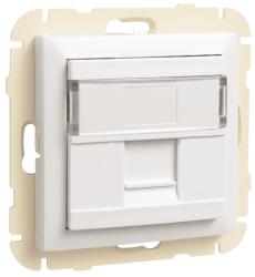 90441 SBR: Kryt jednon�s. d�t. z�s (pre RJ45), biela, (bez konektora)
