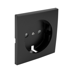 90632 TPM: Kryt z�suvky Schuko s clonkou, �ierna
