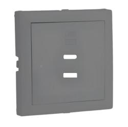 90674 TIS: Kryt pre USB nab�ja�ku Typ (A+C), 2 v�stupy, �ed�