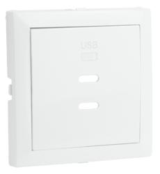 90675 TBR: Kryt pre USB nab�ja�ku Typ C, 2 v�stupy, biela,