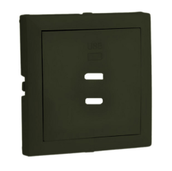 90675 TPM: Kryt pre USB nab�ja�ku Typ C, 2 v�stupy, �ierna