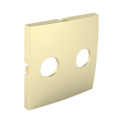 90713 TDU: Kryt audio z�s. so skrut.svorkou, zlat�