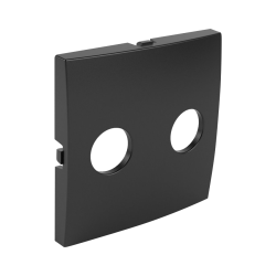 90713 TPM: Kryt audio z�s. so skrut.svorkou, �ierna