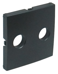 90713 TIS: Kryt audio z�s. so skrut.svorkou, �ed�