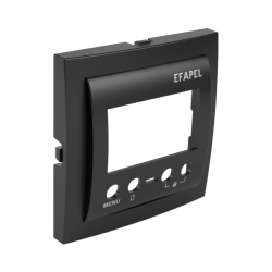 90748 TPM: Kryt programovate�n�ho termostatu, �ierna