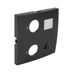 90774 TPM: Kryt z�suvky R-TV-RJ45, �ierna
