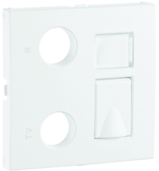 90774 TBR: Kryt z�suvky R-TV-RJ45, biela