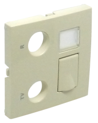 90774 TMF: Kryt z�suvky R-TV-RJ45, slon.kos�