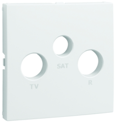 90775 TBR: Kryt z�suvky R-TV-SAT, biela